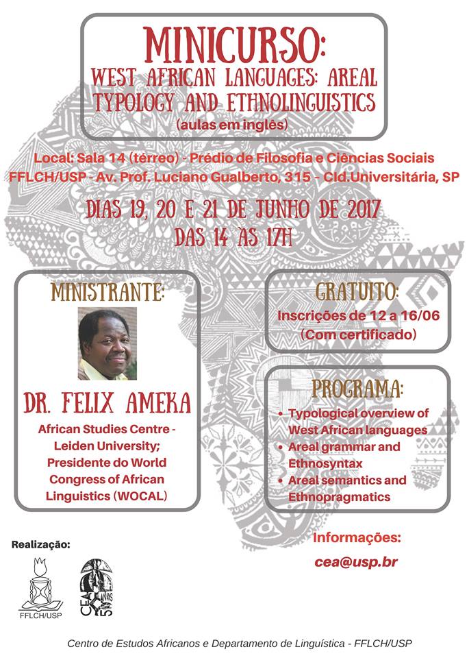 Minicurso "West African Languages: Areal Typology and Ethnolinguistics"