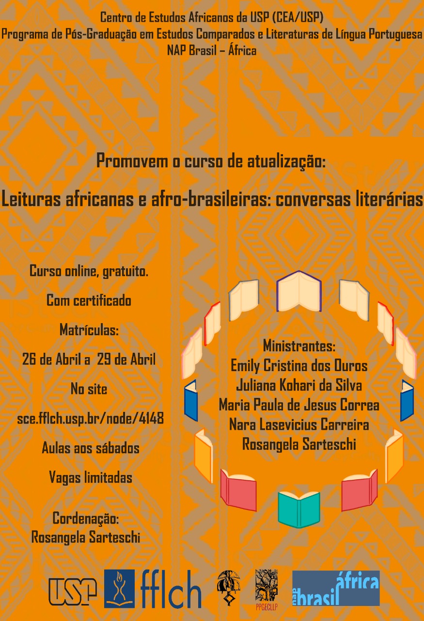 curso de Difusão: Leituras Africanas e afro-brasileiras- conversas literárias 
